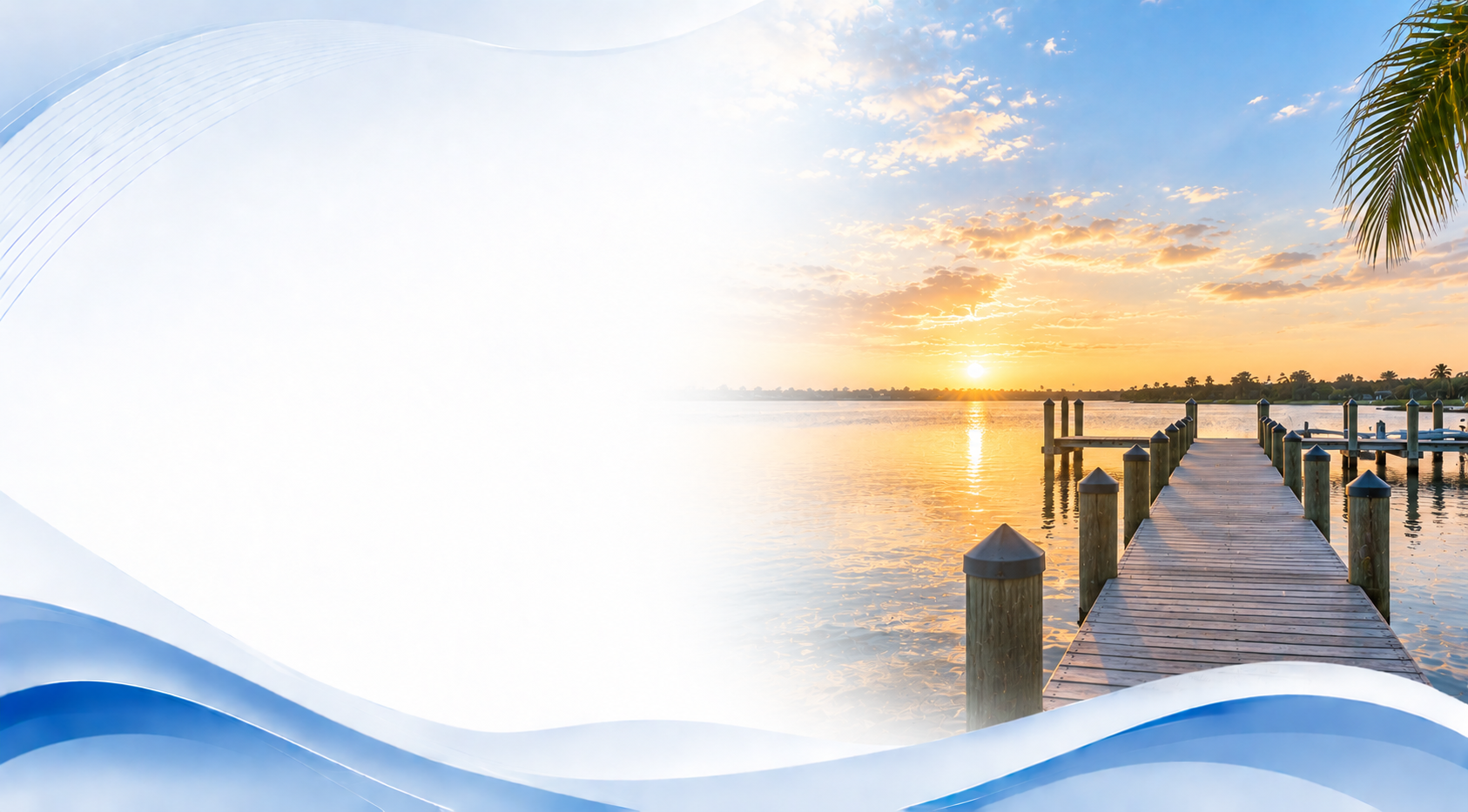Industries Dock at sunset in Southwest Florida